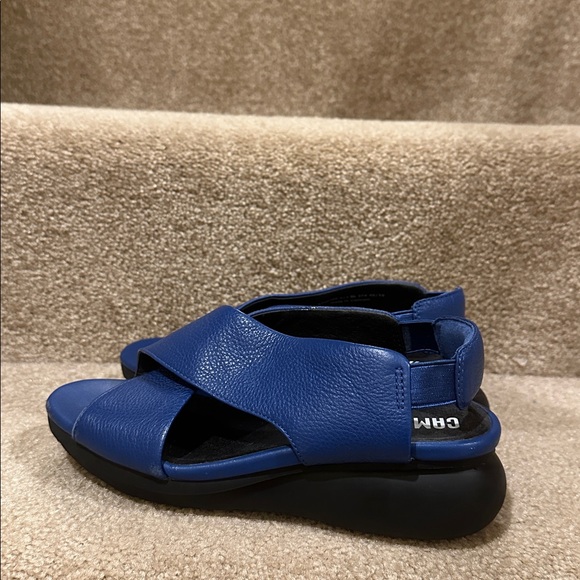 Camper Yellow Balloon Leather Sandals Size 7 - Picture 1 of 8